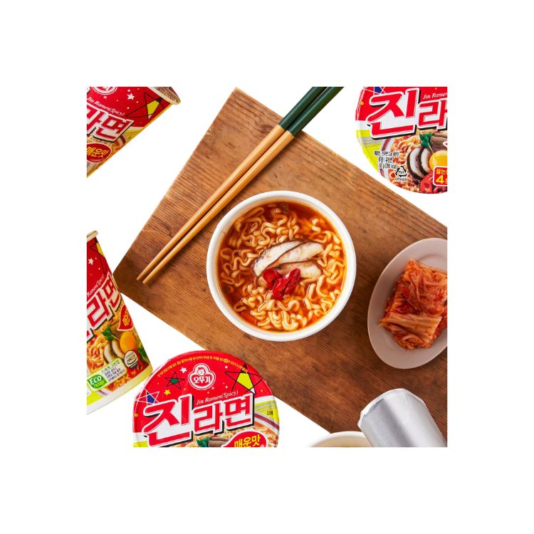 Ottogi Jin Ramyun Spicy Small Cup 65g