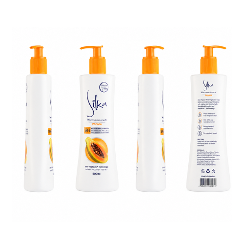 Silka Whitening Lotion Papaya 500ml