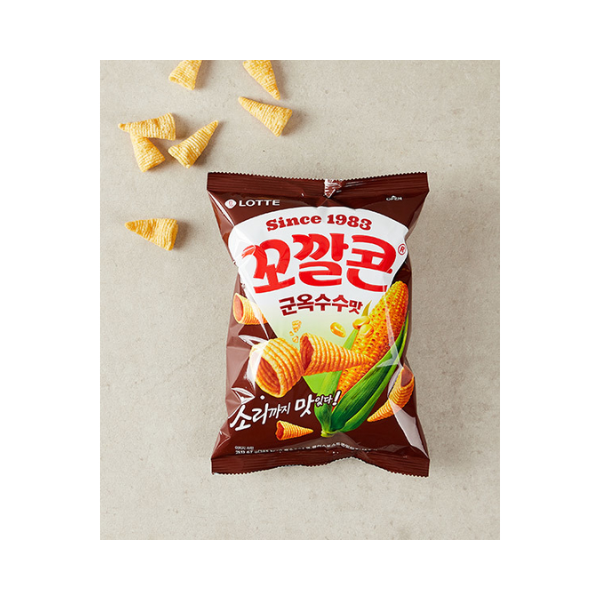 Lotte KKokkalcorn Gunoksusu 67g Corn Snack