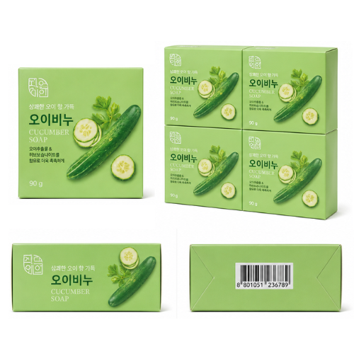 Mugunghwa Cucumber Soap 90g*4