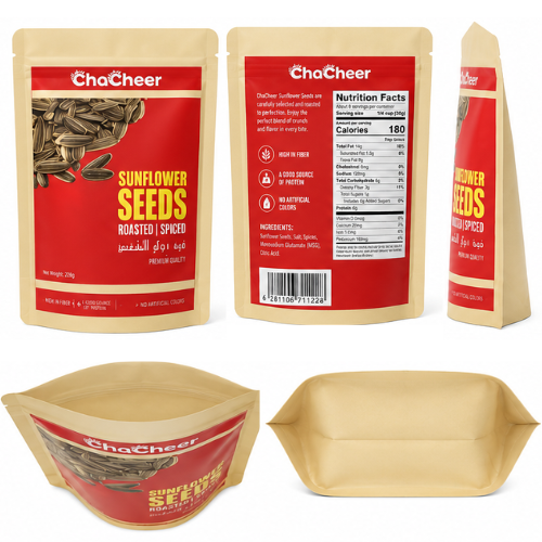 Chacha Roasted Sunflower seeds Spiced 130g