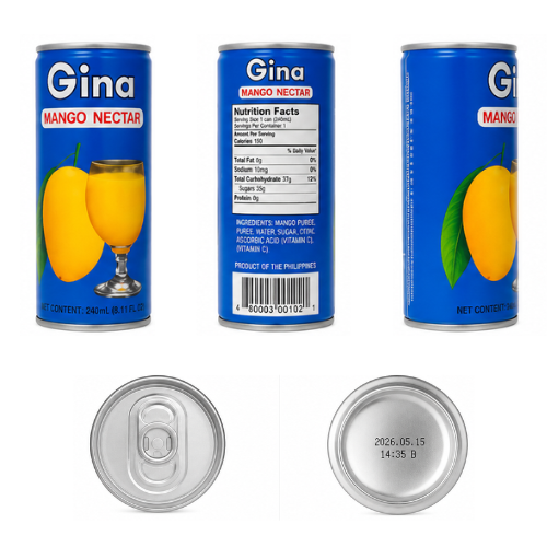 Gina 240ml Mango Nectar 240ml