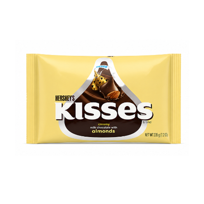 HERSHEYS Kisses Creamy Milk Chocolate w/ Almonds 205g