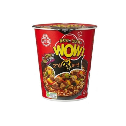 Ottogi WOW Meat Yeol Ramyun Small Cup 80g