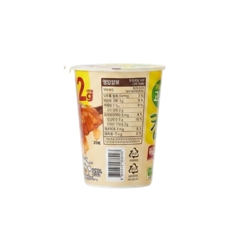 Ottogi Cup Noodles Kimchi Ssalguksu small cup 34.8g