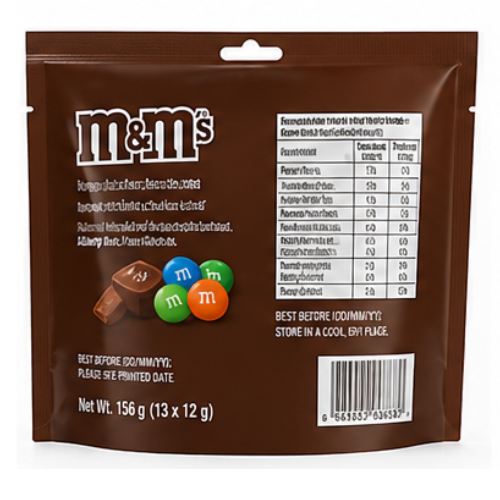 M&M FUN SIZE MILK CHOCOLATE 175.5G