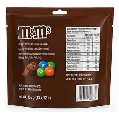 M&M FUN SIZE MILK CHOCOLATE 175.5G
