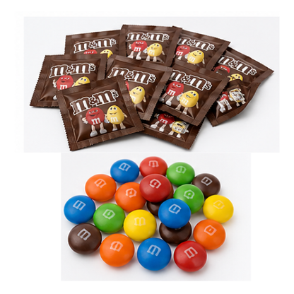 M&M FUN SIZE MILK CHOCOLATE 175.5G