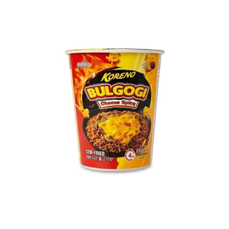 Paldo Bulgogi Stir-fried Noodles  Spicy Cheese Small Cup 65g