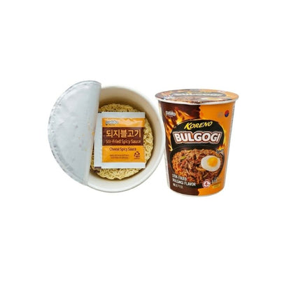 Paldo Bulgogi Stir-fried Noodles  Spicy Cheese Small Cup 65g