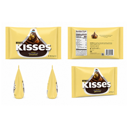 HERSHEYS Kisses Creamy Milk Chocolate w/ Almonds 205g