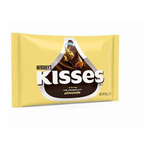 HERSHEYS Kisses Creamy Milk Chocolate w/ Almonds 205g