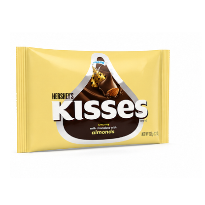 HERSHEYS Kisses Creamy Milk Chocolate w/ Almonds 205g