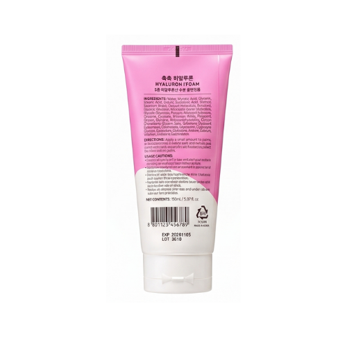 Happy Bath Deep Hyaluron Cleansing Foam 200g