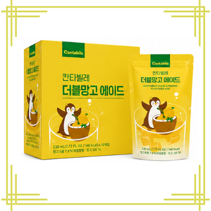 Cantabile Double Mango Ade 230ml × 10 – 1 Box