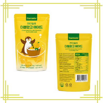 Cantabile Double Mango Ade 230ml × 10 – 1 Box
