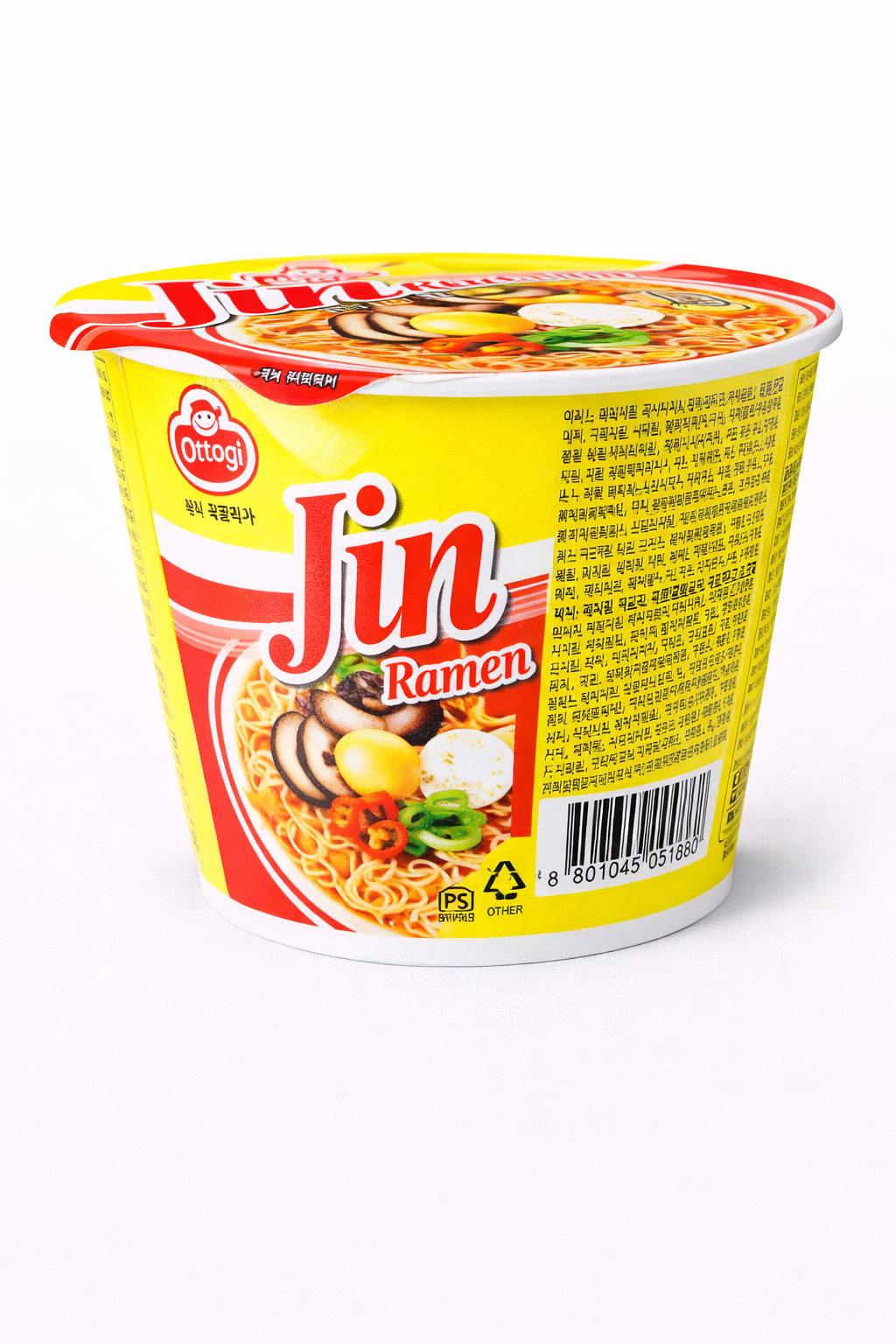 Ottogi Jin Ramyon Spicy Ramen Big Cup 110g