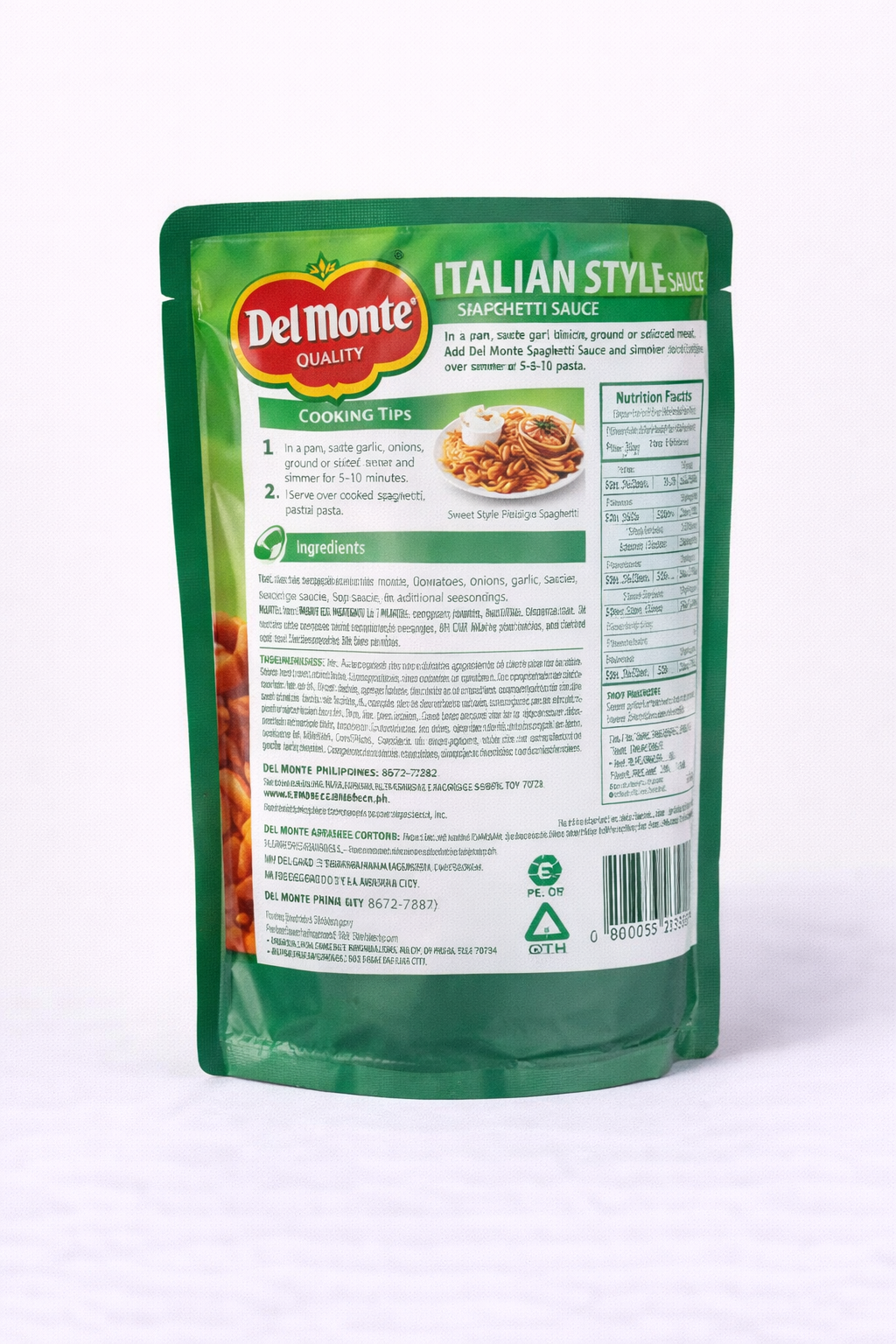 Del Monte Spaghetti Sauce Italian Style 900g
