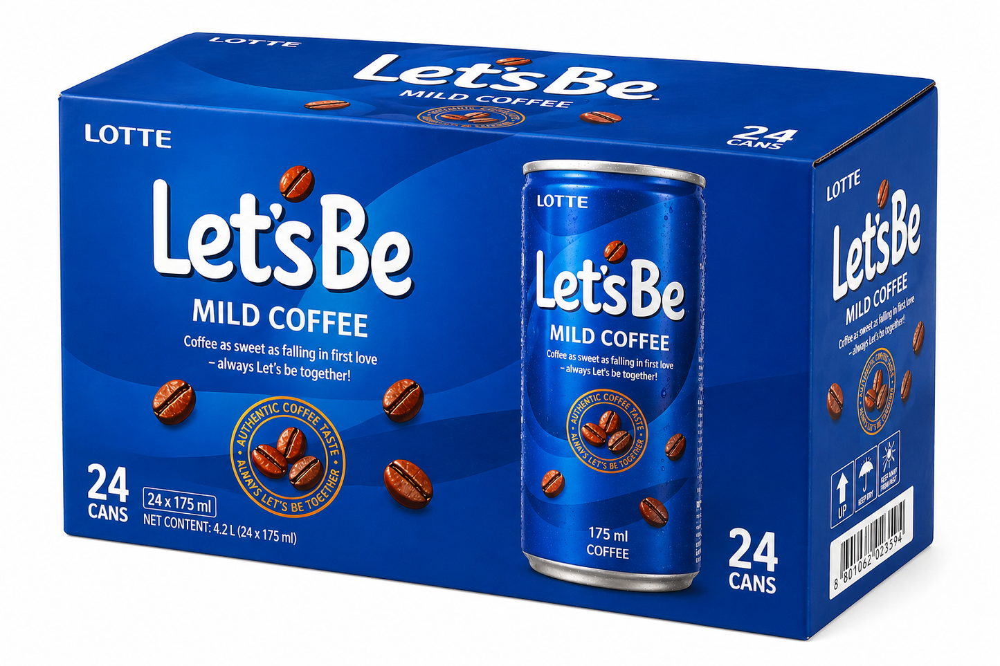 (B)Lotte Lets Be mild coffee 175ml