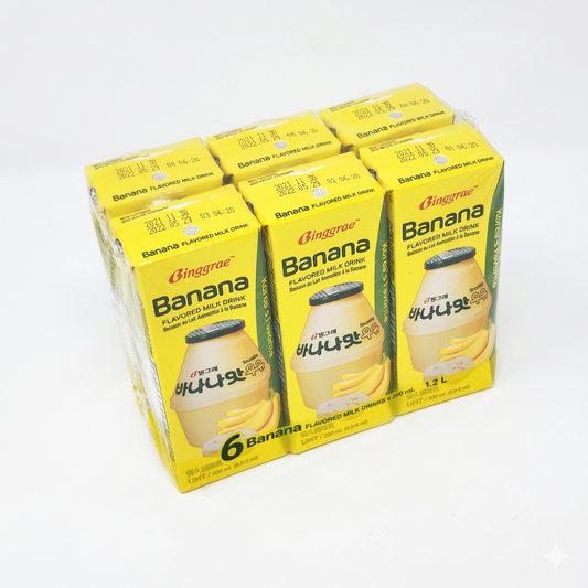 Bingre Banana Milk 200ml*6
