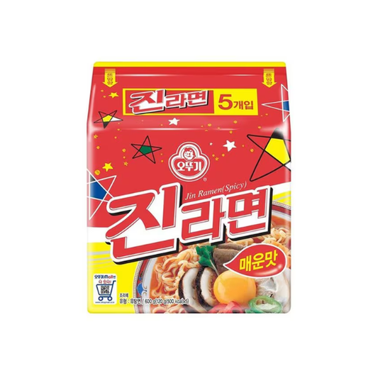 Ottogi Jin Ramen Spicy Multi*5