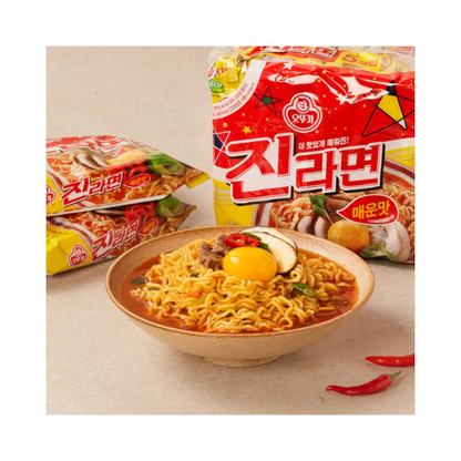 Ottogi Jin Ramen Spicy Multi*5