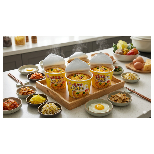 Ottogi Bodeul Bodeul Cheese Ramen Big Cup 90g