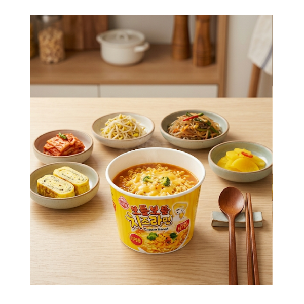Ottogi Bodeul Bodeul Cheese Ramen Big Cup 90g