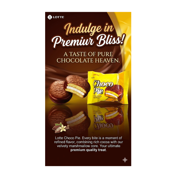 Lotte Choco Pie Banana 336g