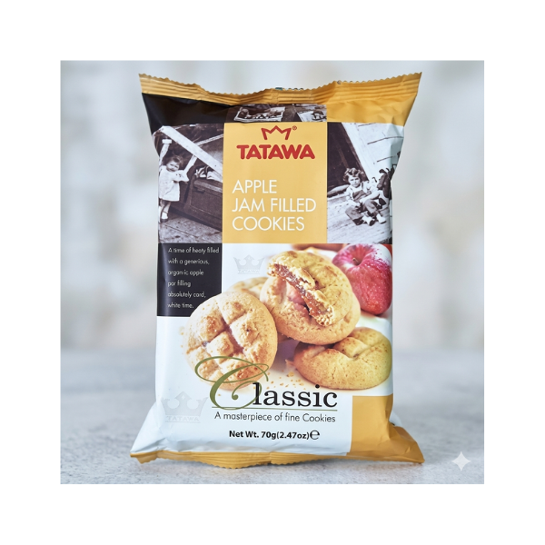 Tatawa Apple Jam Filled Cookies 70g