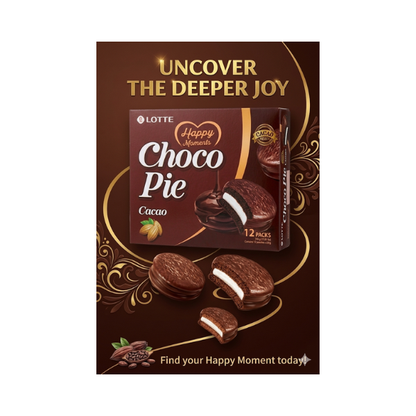 Lotte Choco Pie Cocoa 336g