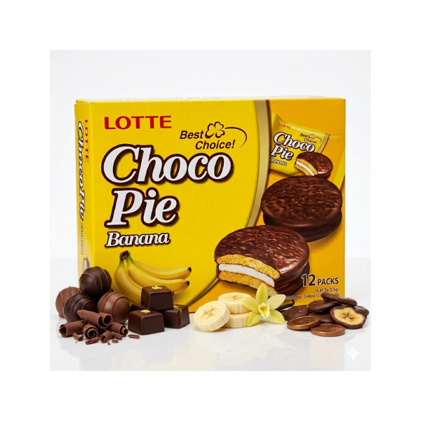 Lotte Choco Pie Banana 336g