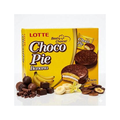 Lotte Choco Pie Banana 336g