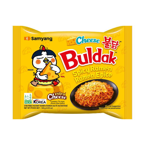 Samyang Cheese Buldak Multi*5 Stir-Fry Noodles