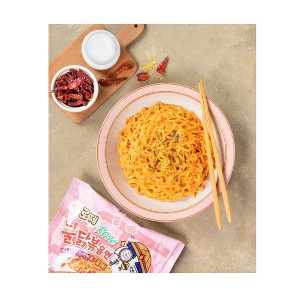 Samyang Buldak Rose Multi*5 Stir-Fry Noodles