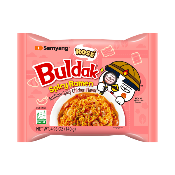 Samyang Buldak Rose Multi*5 Stir-Fry Noodles