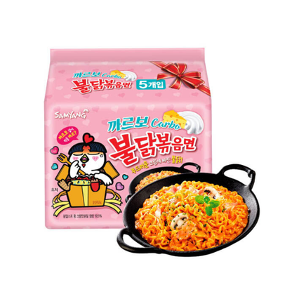 Samyang Buldak Carbonara Multi*5 Stir-Fry Noodles