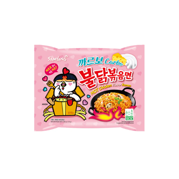 Samyang Buldak Carbonara Multi*5 Stir-Fry Noodles