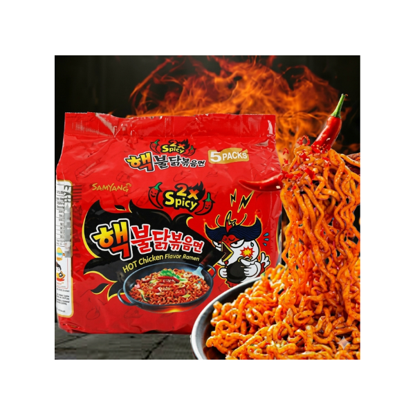 Samyang Buldak Haek 2x Multi*5 Stir-Fry Noodles