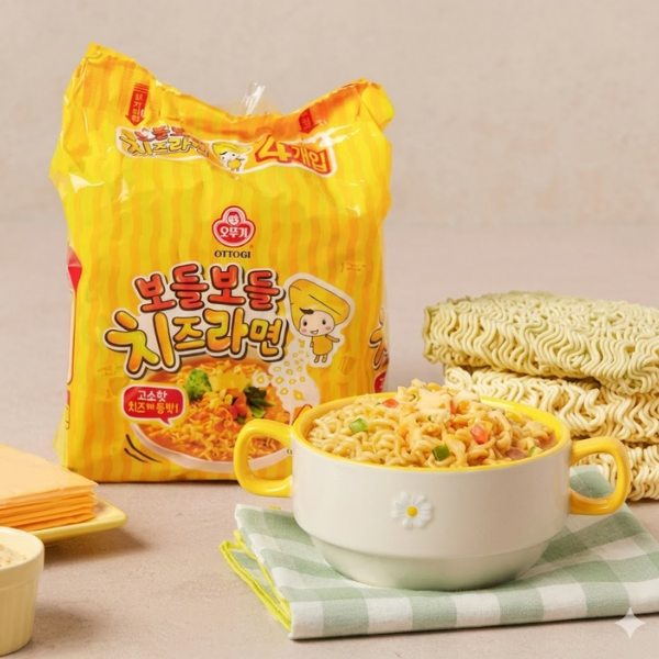 Ottogi Bodeolbodeol Cheese Ramyun Multi