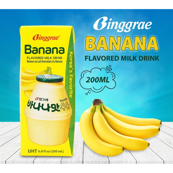 Bingre Banana Milk 200ml*6