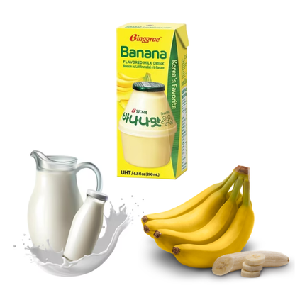 Bingre Banana Milk 200ml*6