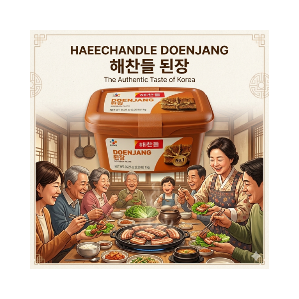CJ Haechandeul Dwenjang 1kg Soybean Paste