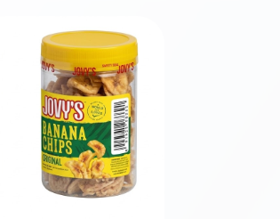 Jovys Banana chips original 400g