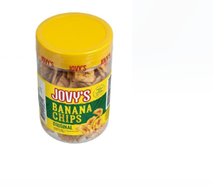 Jovys Banana chips original 400g