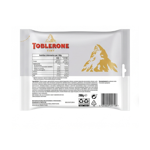 Toblerone white mini 200g