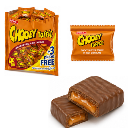 JACK N JILL CHOOEY TOFFEE MINI BAR 236.5g