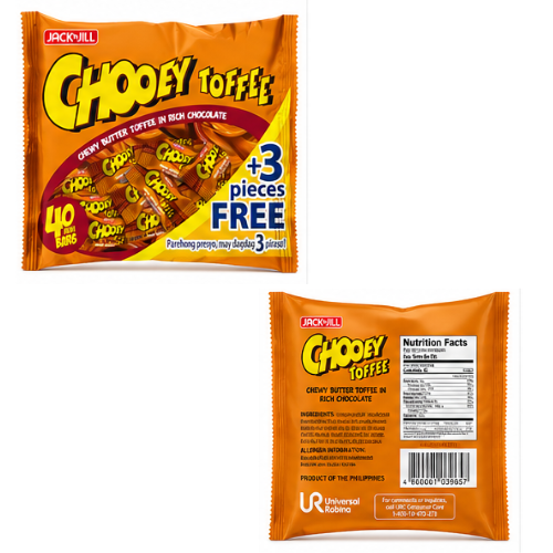 JACK N JILL CHOOEY TOFFEE MINI BAR 236.5g
