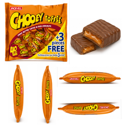 JACK N JILL CHOOEY TOFFEE MINI BAR 236.5g