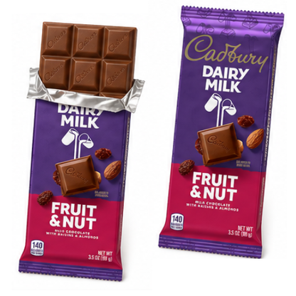 Cadbury Dairy Milk Fruit & Nut 130g